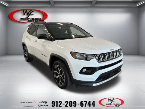 White 2025 Jeep Compass Limited for sale in Baxley, GA