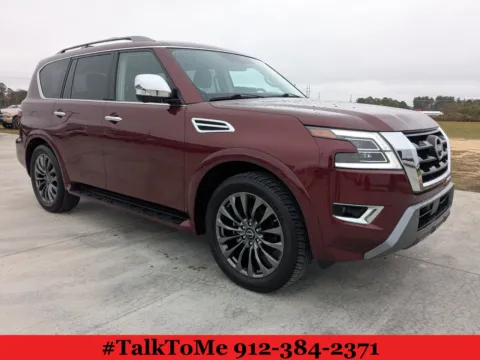 Red 2024 Nissan Armada Platinum for sale in Douglas, GA
