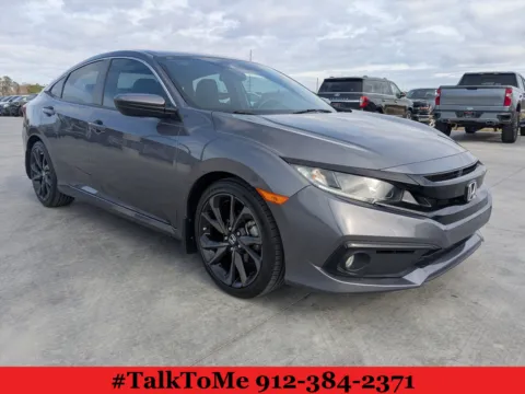 Gray 2020 Honda Civic Sedan Sport for sale in Douglas, GA