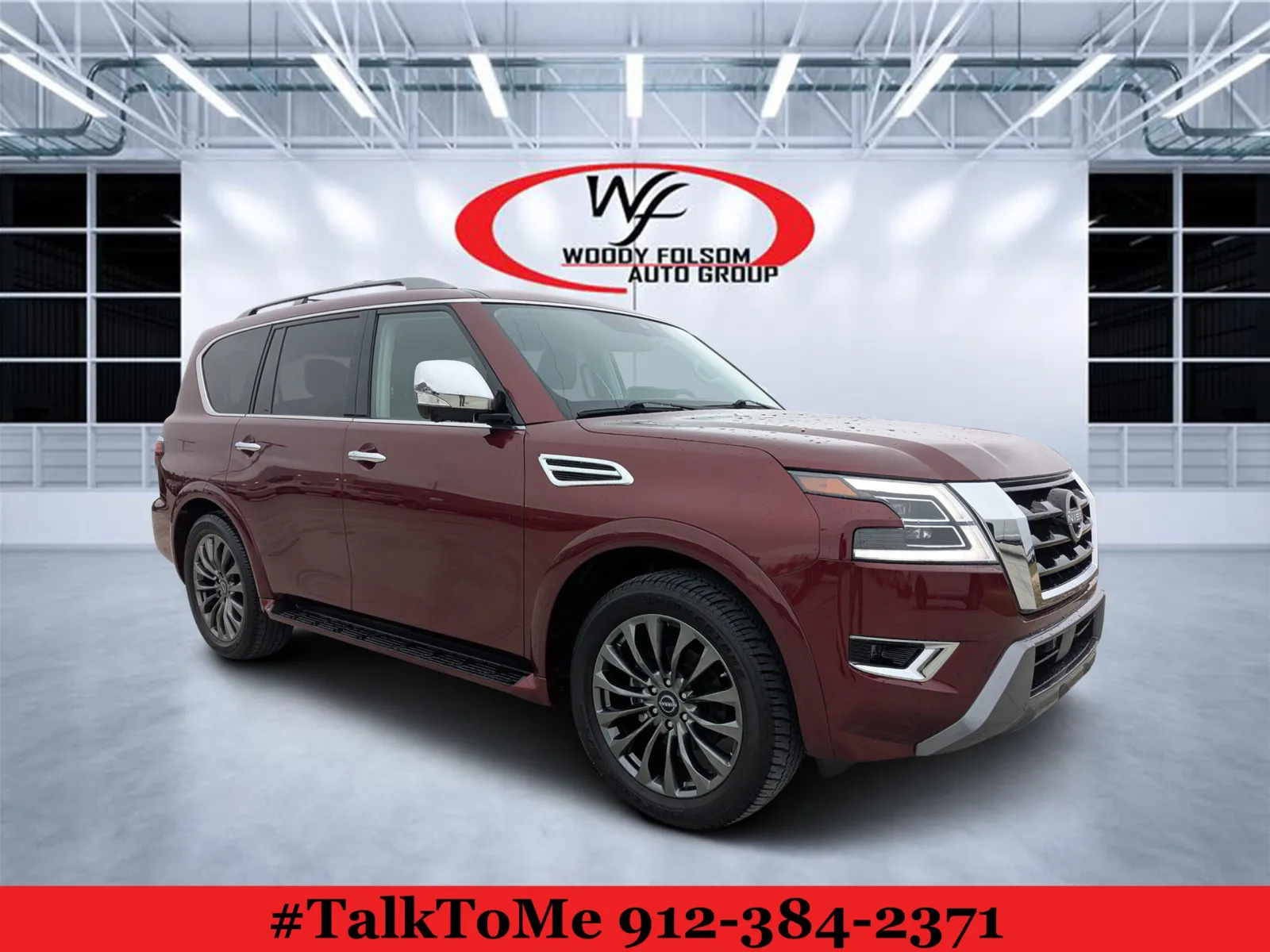 Red 2024 Nissan Armada Platinum for sale in Douglas, GA