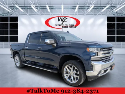 Blue 2020 Chevrolet Silverado 1500 LTZ for sale in Douglas, GA