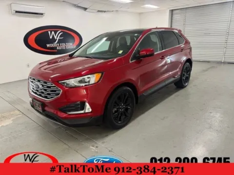 Red 2022 Ford Edge SEL for sale in Douglas, GA