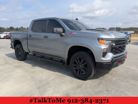 Gray 2023 Chevrolet Silverado 1500 Custom Trail Boss for sale in Douglas, GA