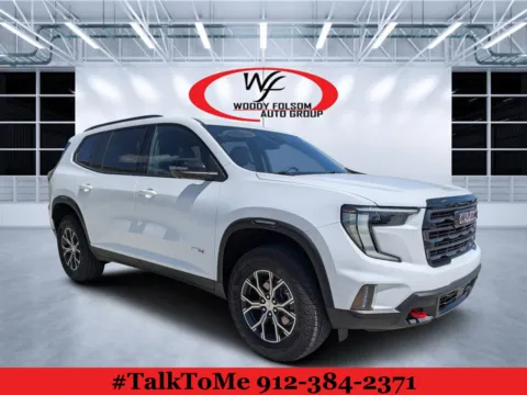 White 2024 GMC Acadia AWD AT4 for sale in Douglas, GA