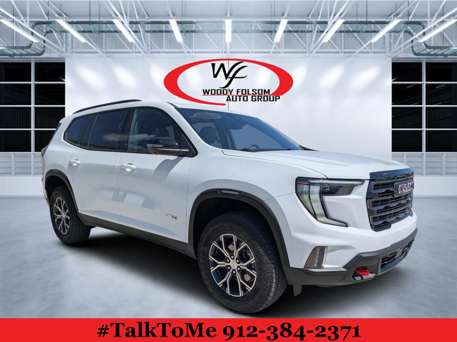 White 2024 GMC Acadia AWD AT4 for sale in Douglas, GA