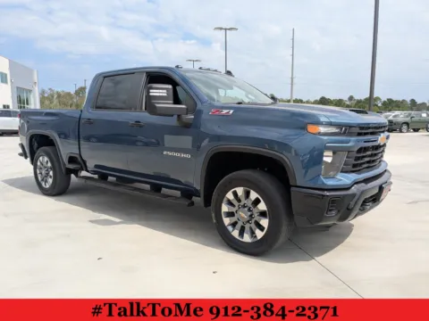 Blue 2024 Chevrolet Silverado 2500HD Custom for sale in Douglas, GA