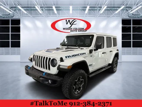 White 2021 Jeep Wrangler 4xe Unlimited Rubicon for sale in Douglas, GA