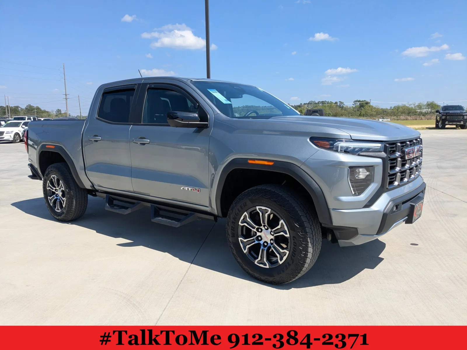 Gray 2024 GMC Canyon 4WD AT4 for sale in Douglas, GA