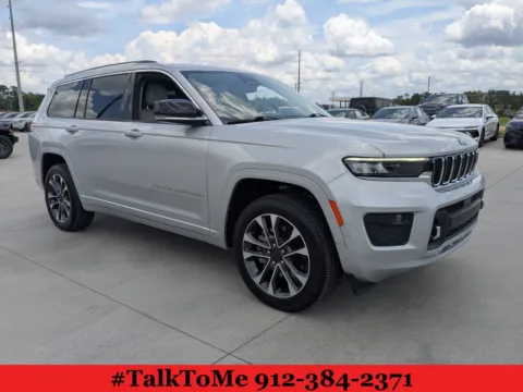 Silver 2021 Jeep Grand Cherokee L Overland for sale in Douglas, GA