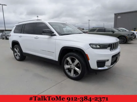 White 2021 Jeep Grand Cherokee L Limited for sale in Douglas, GA