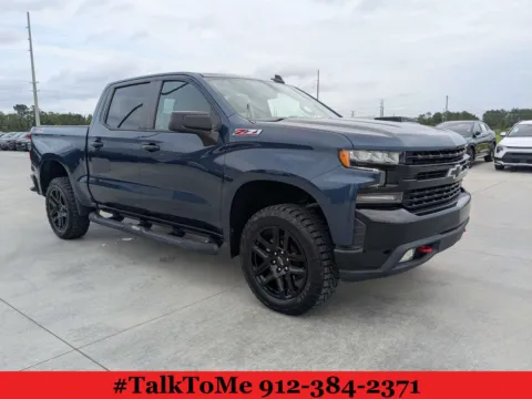 Blue 2021 Chevrolet Silverado 1500 LT Trail Boss for sale in Douglas, GA