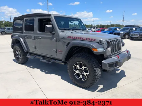 Gray 2020 Jeep Wrangler Unlimited Rubicon for sale in Douglas, GA