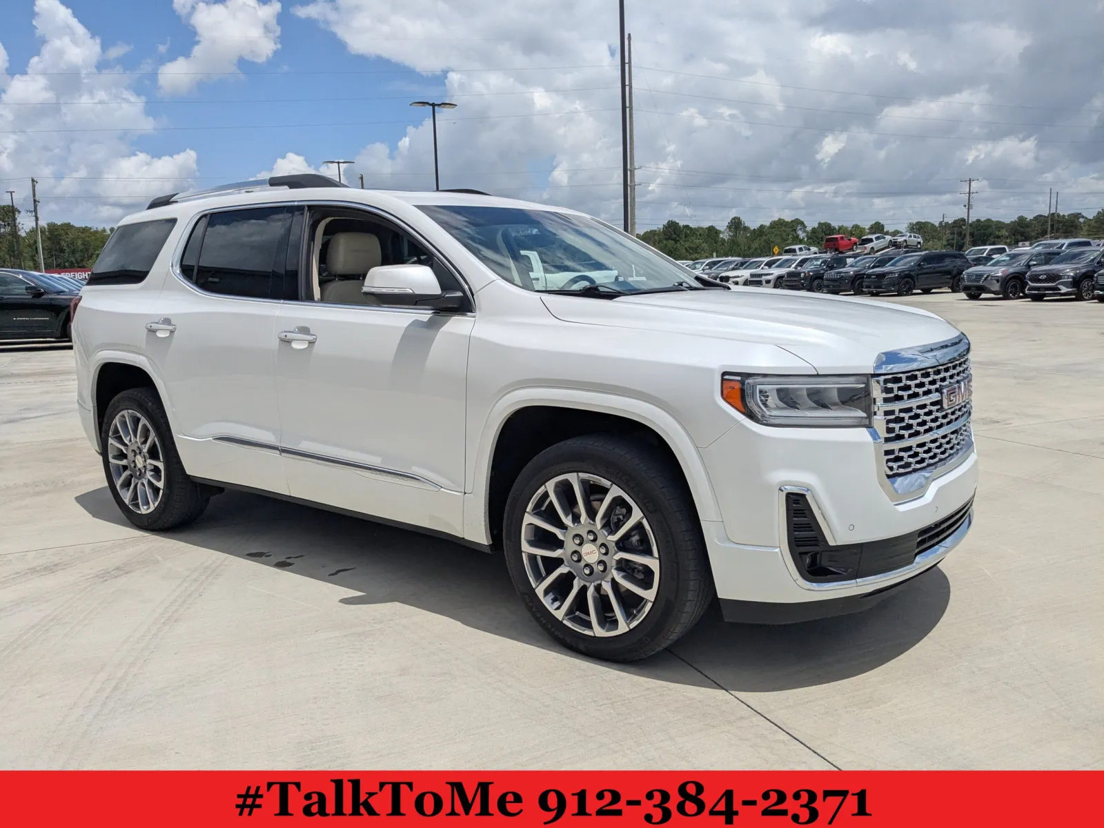 White 2023 GMC Acadia Denali for sale in Douglas, GA