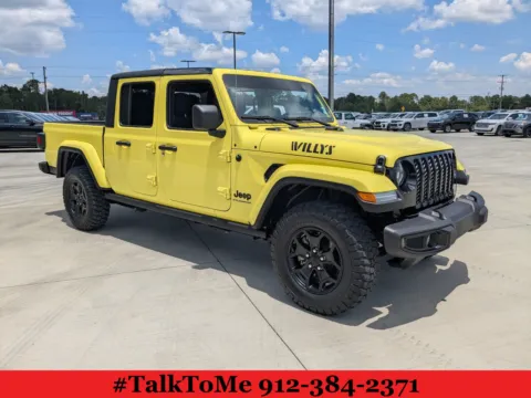 Yellow 2023 Jeep Gladiator Willys for sale in Douglas, GA