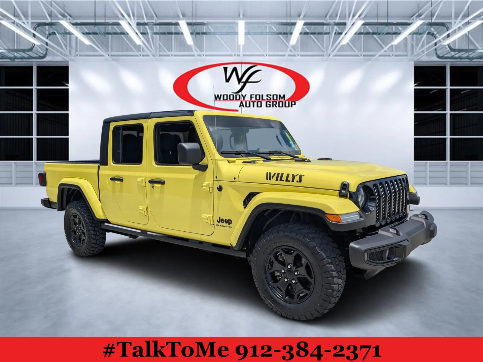 Yellow 2023 Jeep Gladiator Willys for sale in Douglas, GA