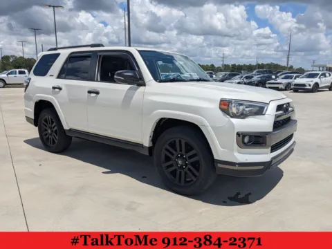 White 2019 Toyota 4Runner Limited Nightshade for sale in Douglas, GA