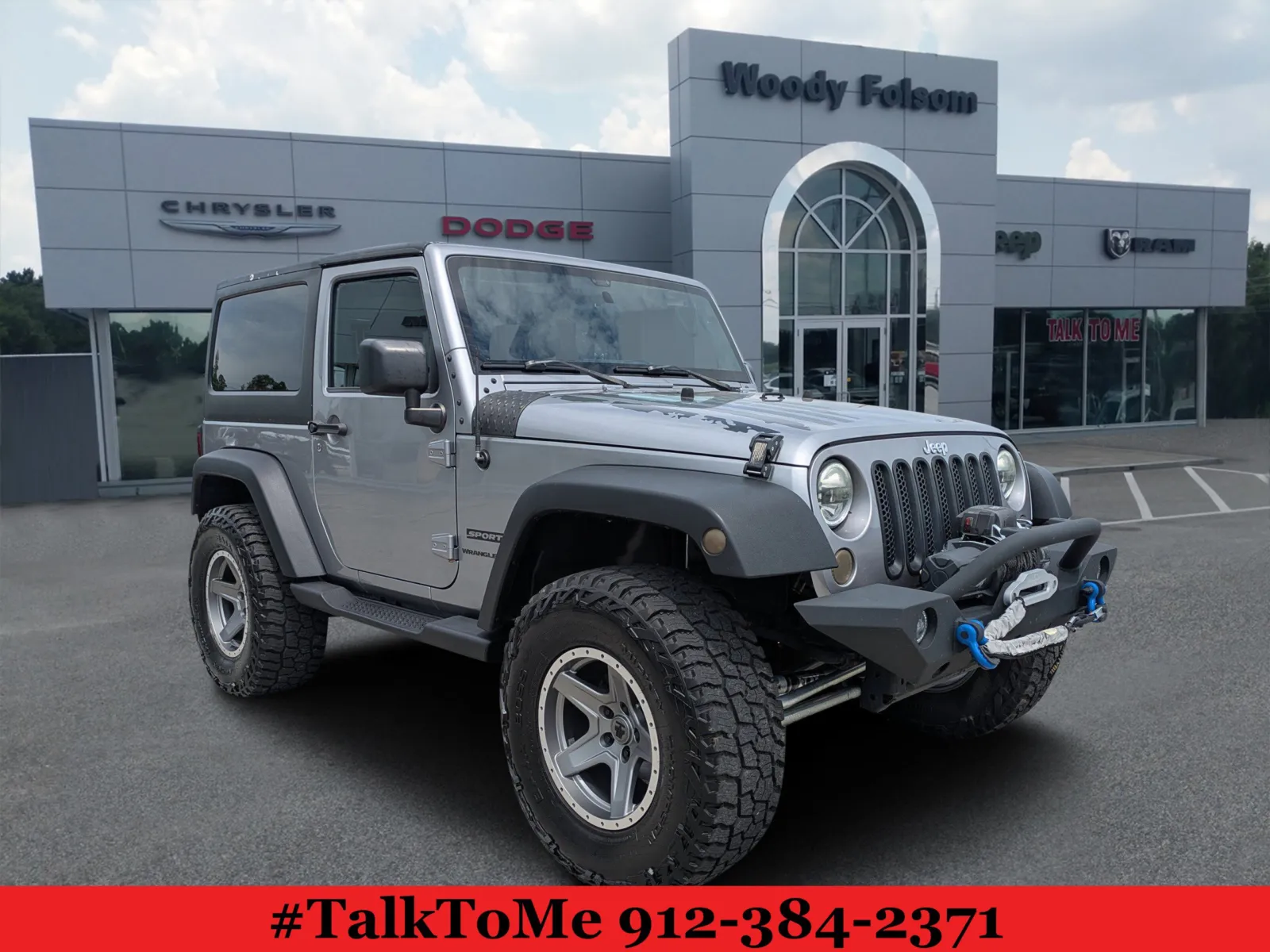 Silver 2018 Jeep Wrangler JK Sport S for sale in Douglas, GA