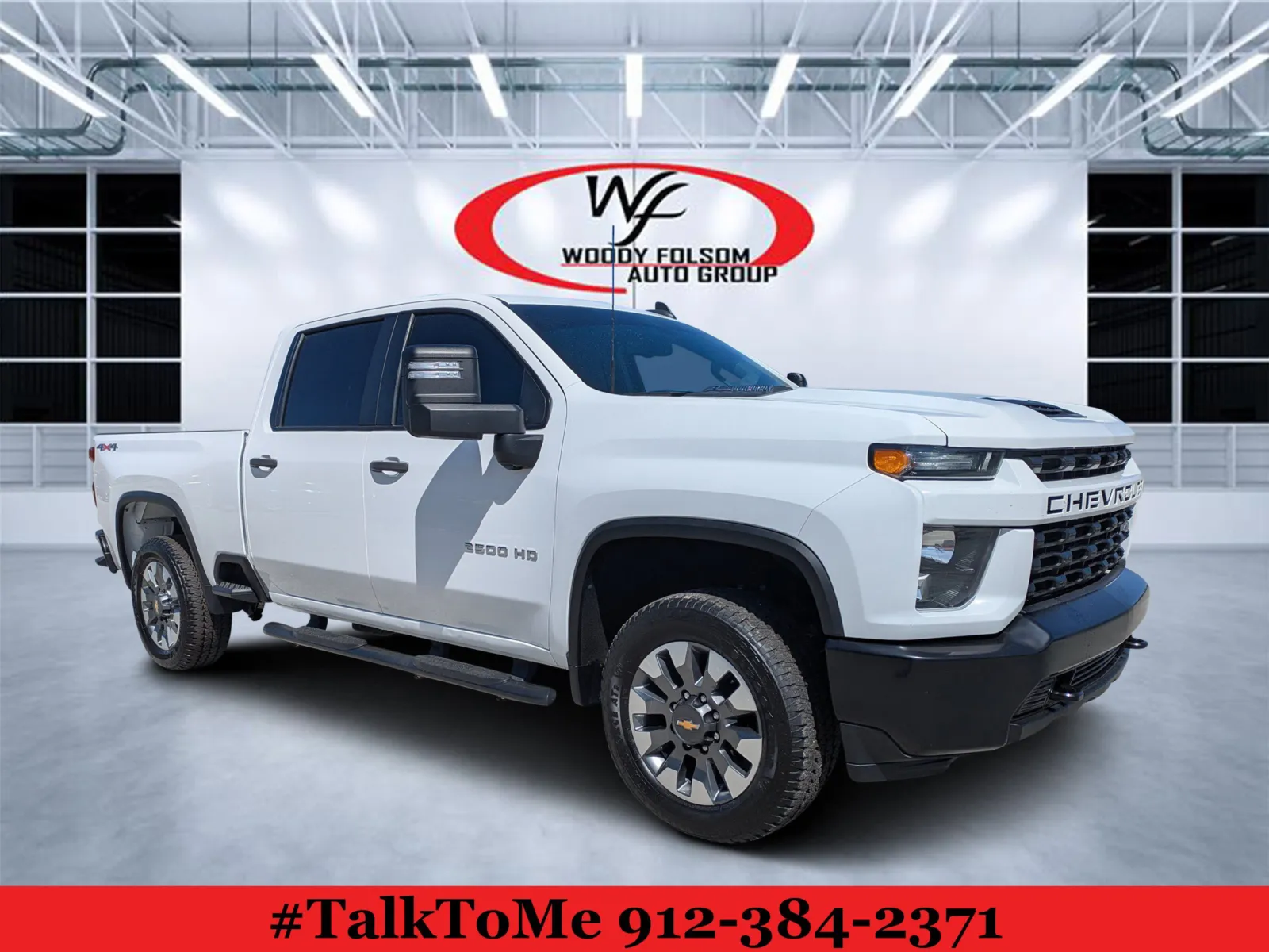 White 2023 Chevrolet Silverado 2500 HD Custom for sale in Douglas, GA