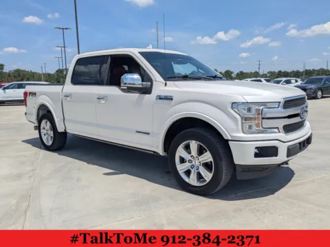 White 2018 Ford F-150 Platinum for sale in Douglas, GA