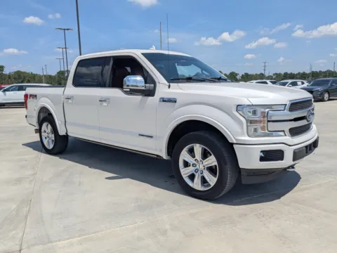 White 2018 Ford F-150 Platinum for sale in Douglas, GA