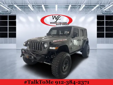 Gray 2022 Jeep Wrangler Unlimited Rubicon for sale in Douglas, GA