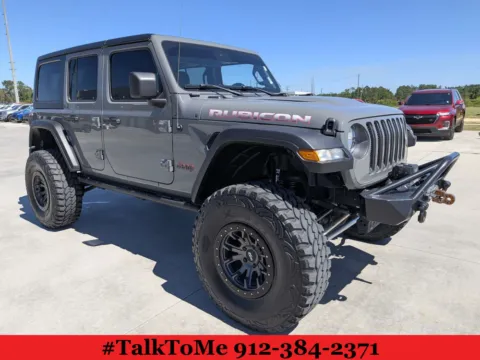 Gray 2022 Jeep Wrangler Unlimited Rubicon for sale in Douglas, GA