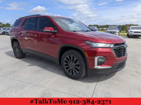 Red 2023 Chevrolet Traverse RS for sale in Douglas, GA