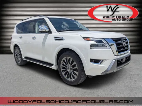 White 2024 Nissan Armada Platinum for sale in Douglas, GA