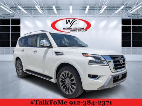 White 2024 Nissan Armada Platinum for sale in Douglas, GA