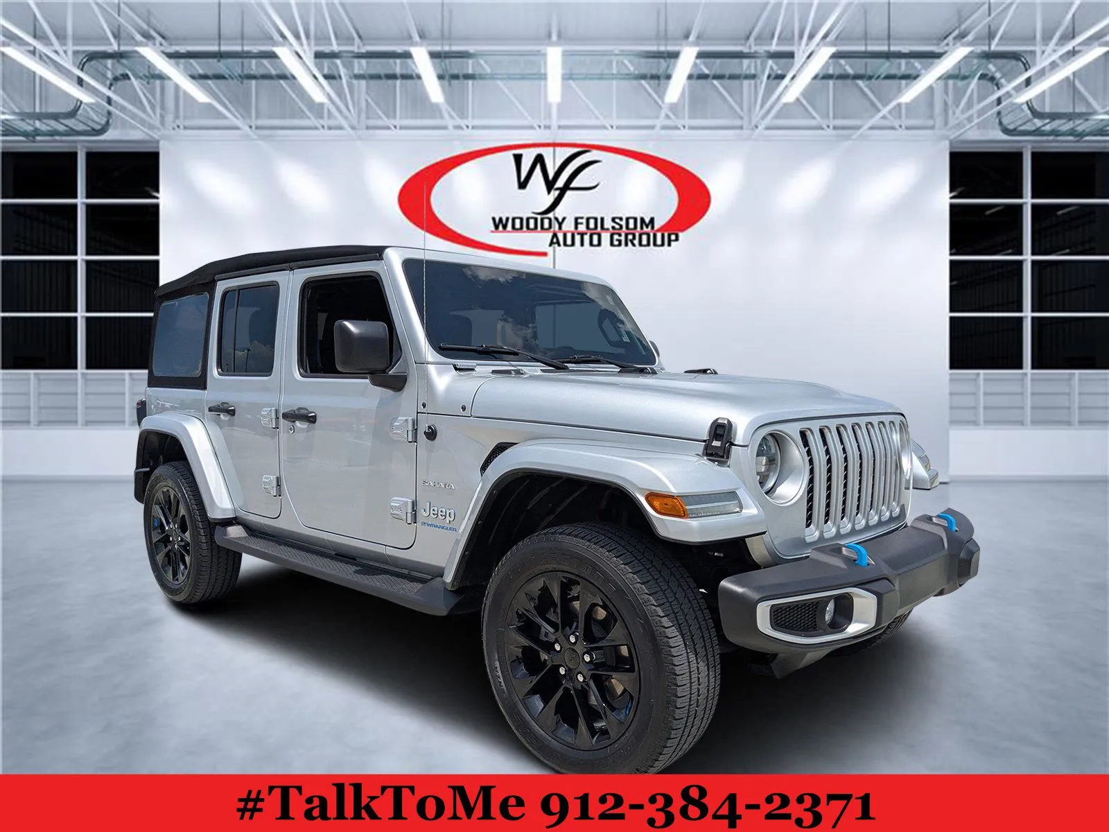Silver 2023 Jeep Wrangler 4xe Sahara for sale in Douglas, GA