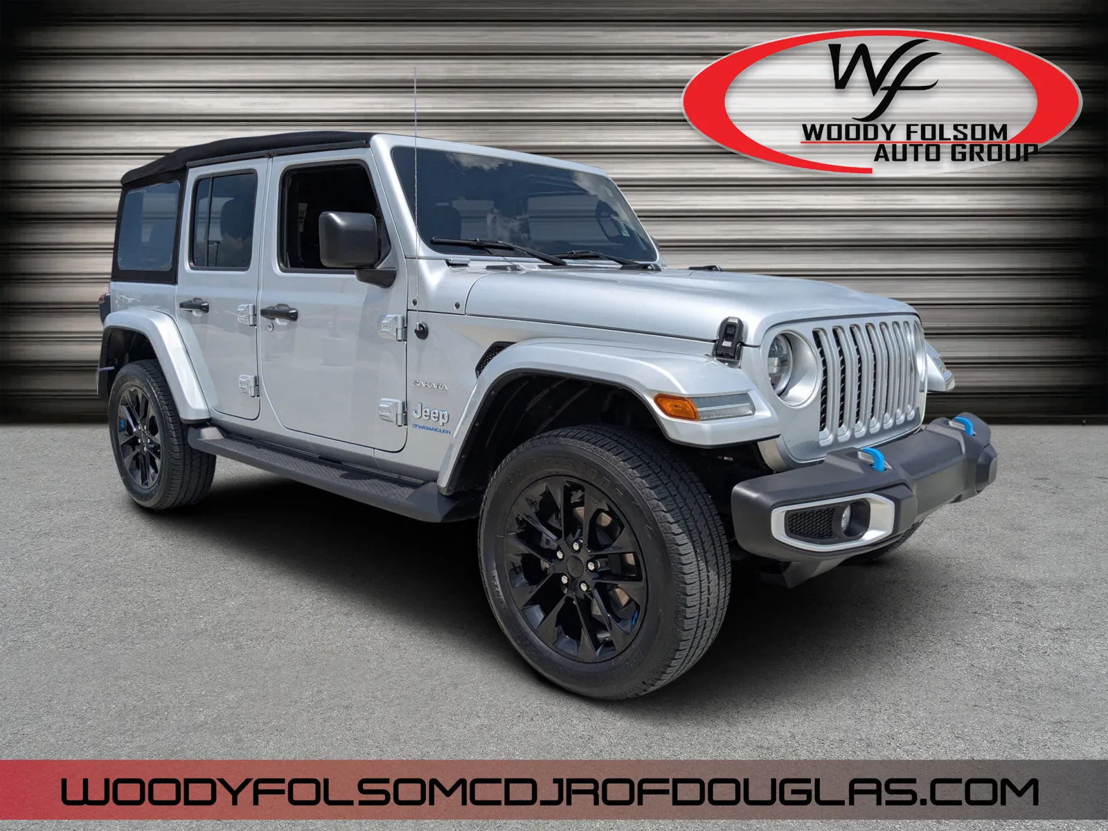 Silver 2023 Jeep Wrangler 4xe Sahara for sale in Douglas, GA