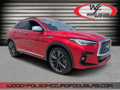 Red 2025 INFINITI QX55 SENSORY for sale in Douglas, GA