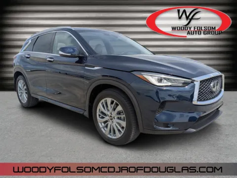 Blue 2024 INFINITI QX50 LUXE for sale in Douglas, GA
