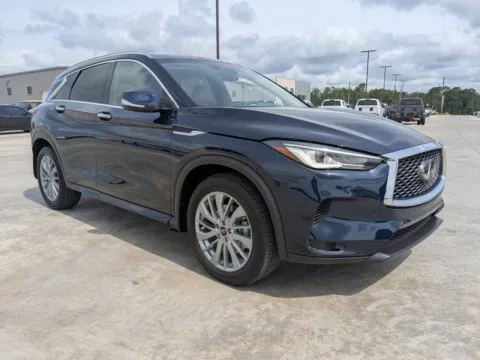 Blue 2024 INFINITI QX50 LUXE for sale in Douglas, GA