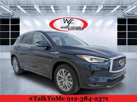 Blue 2024 INFINITI QX50 LUXE for sale in Douglas, GA