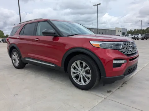 Red 2024 Ford Explorer Limited for sale in Douglas, GA