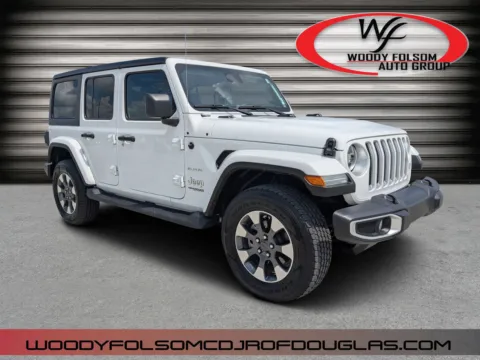 White 2022 Jeep Wrangler Unlimited Sahara for sale in Douglas, GA