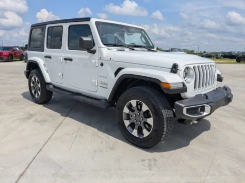 White 2022 Jeep Wrangler Unlimited Sahara for sale in Douglas, GA