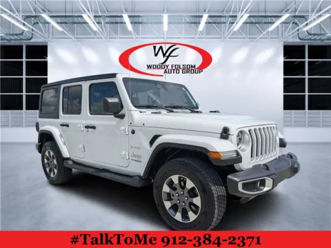 White 2022 Jeep Wrangler Unlimited Sahara for sale in Douglas, GA