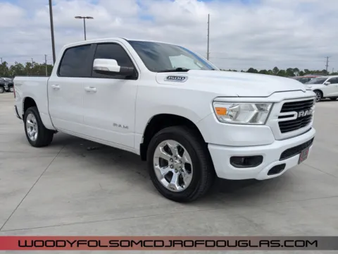 White 2021 Ram 1500 Big Horn for sale in Douglas, GA
