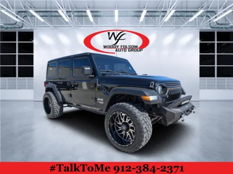 Black 2019 Jeep Wrangler Unlimited Sport S for sale in Douglas, GA