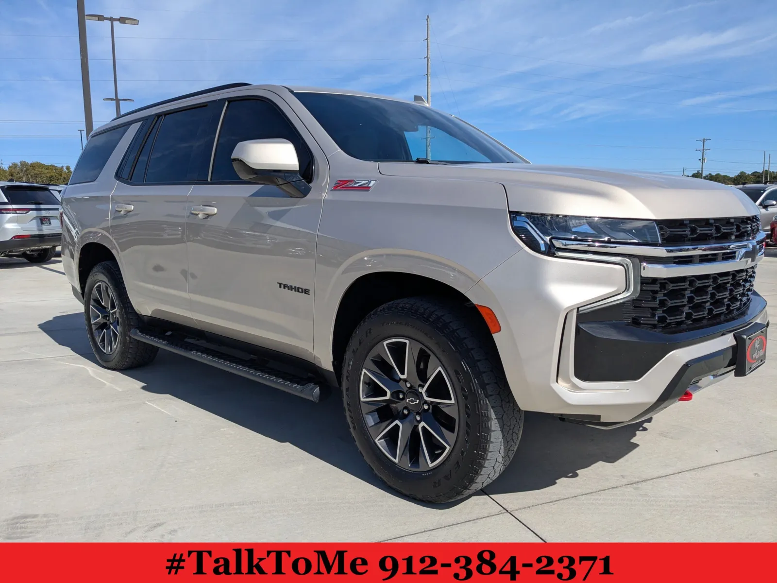 Beige 2021 Chevrolet Tahoe Z71 for sale in Douglas, GA
