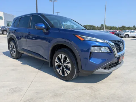 Blue 2023 Nissan Rogue SV for sale in Douglas, GA