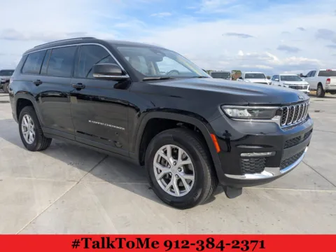 Black 2021 Jeep Grand Cherokee L Limited for sale in Douglas, GA