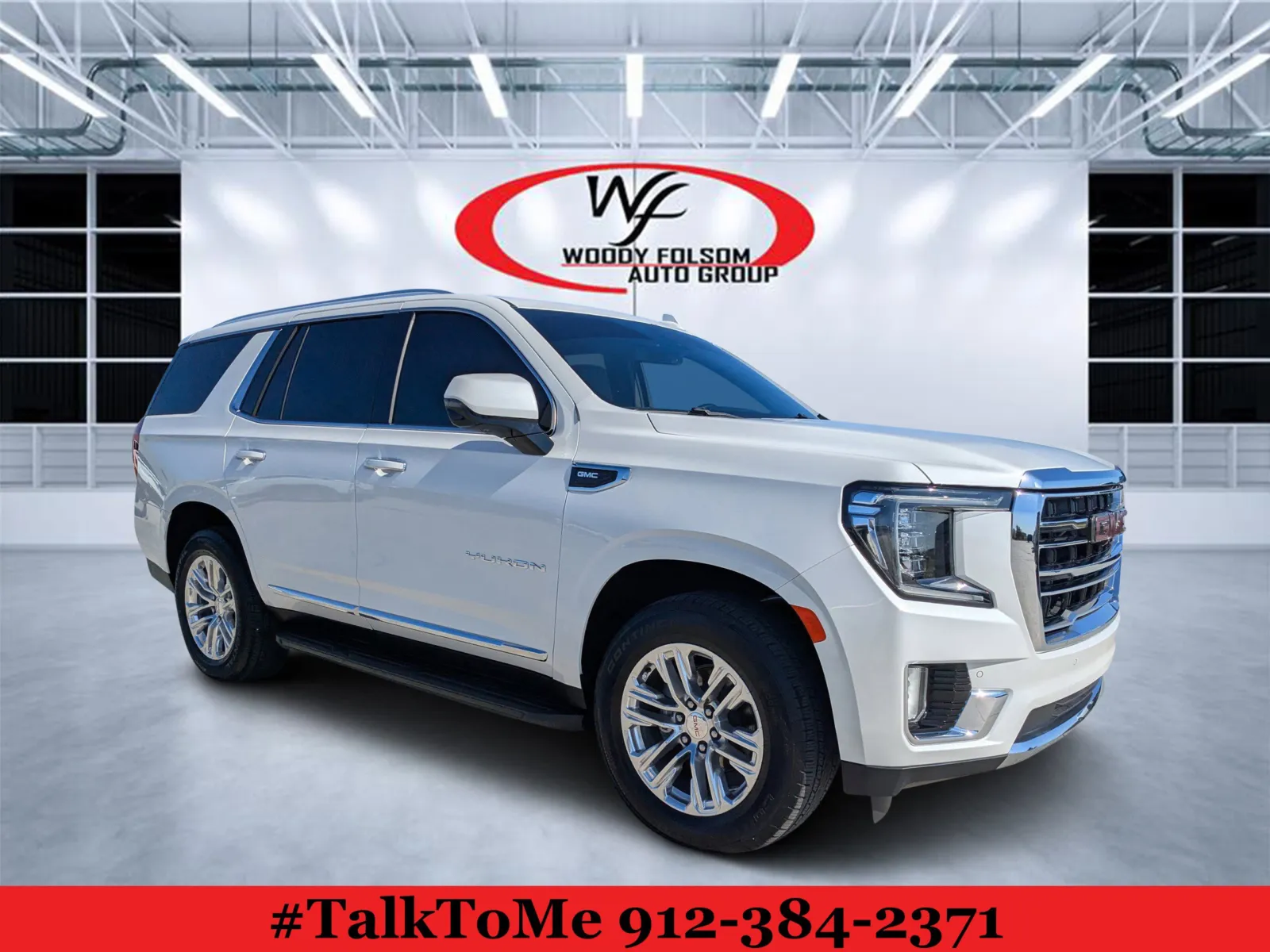 White 2021 GMC Yukon SLT for sale in Douglas, GA
