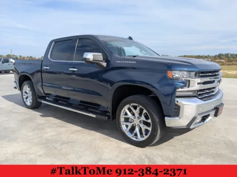 Blue 2020 Chevrolet Silverado 1500 LTZ for sale in Douglas, GA