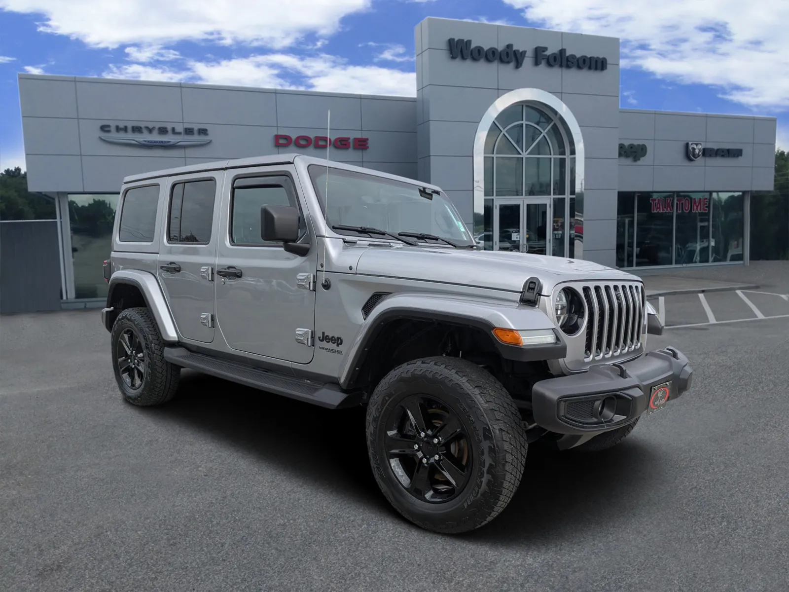 Silver 2021 Jeep Wrangler Unlimited Sahara Altitude for sale in Vidalia, GA