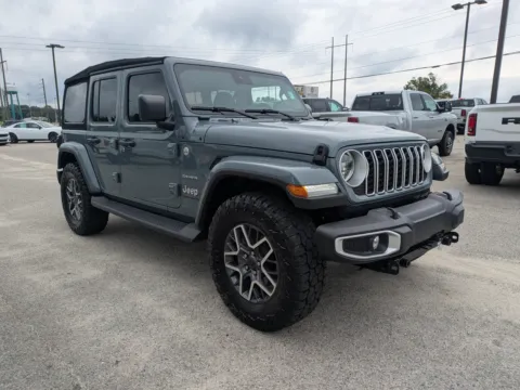 Gray 2024 Jeep Wrangler Sahara for sale in Vidalia, GA