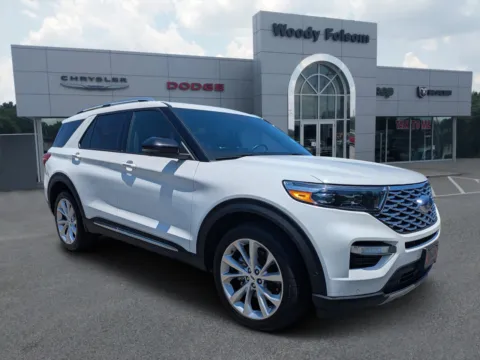 White 2022 Ford Explorer Platinum for sale in Vidalia, GA