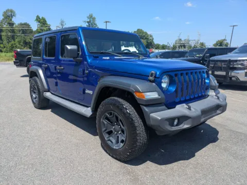 Blue 2018 Jeep Wrangler Unlimited Sport for sale in Vidalia, GA